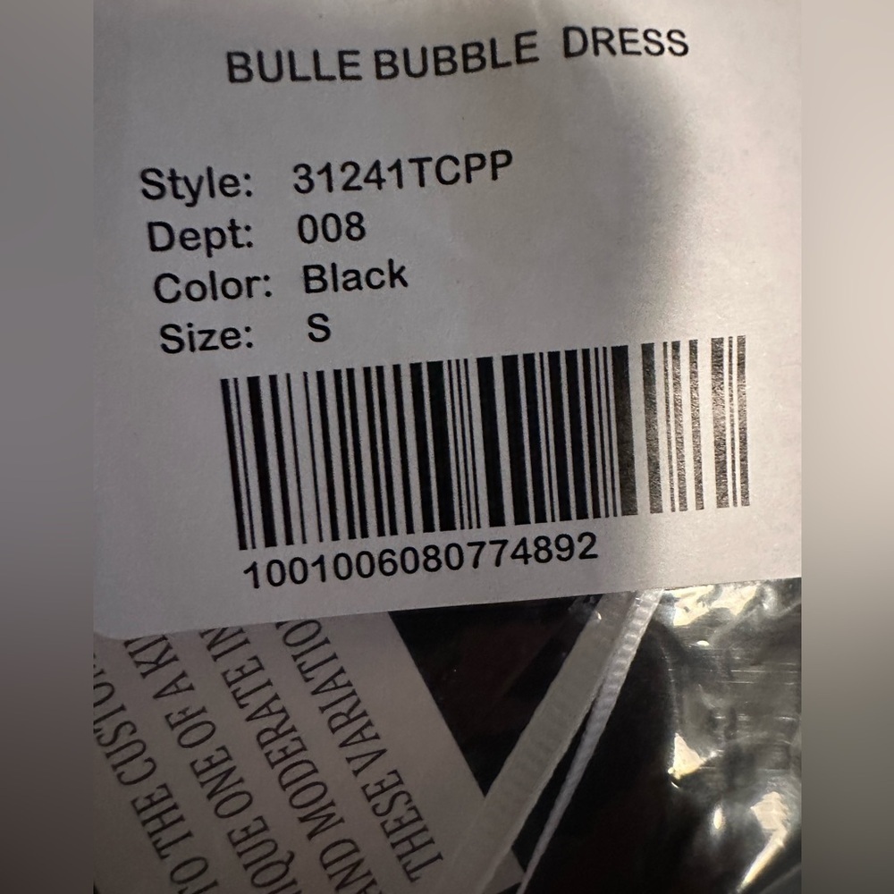 YOUNG FABULOUS & BROKE Date Night Going Out Bulle Bubble Mini Dress Small Black - Picture 5 of 7
